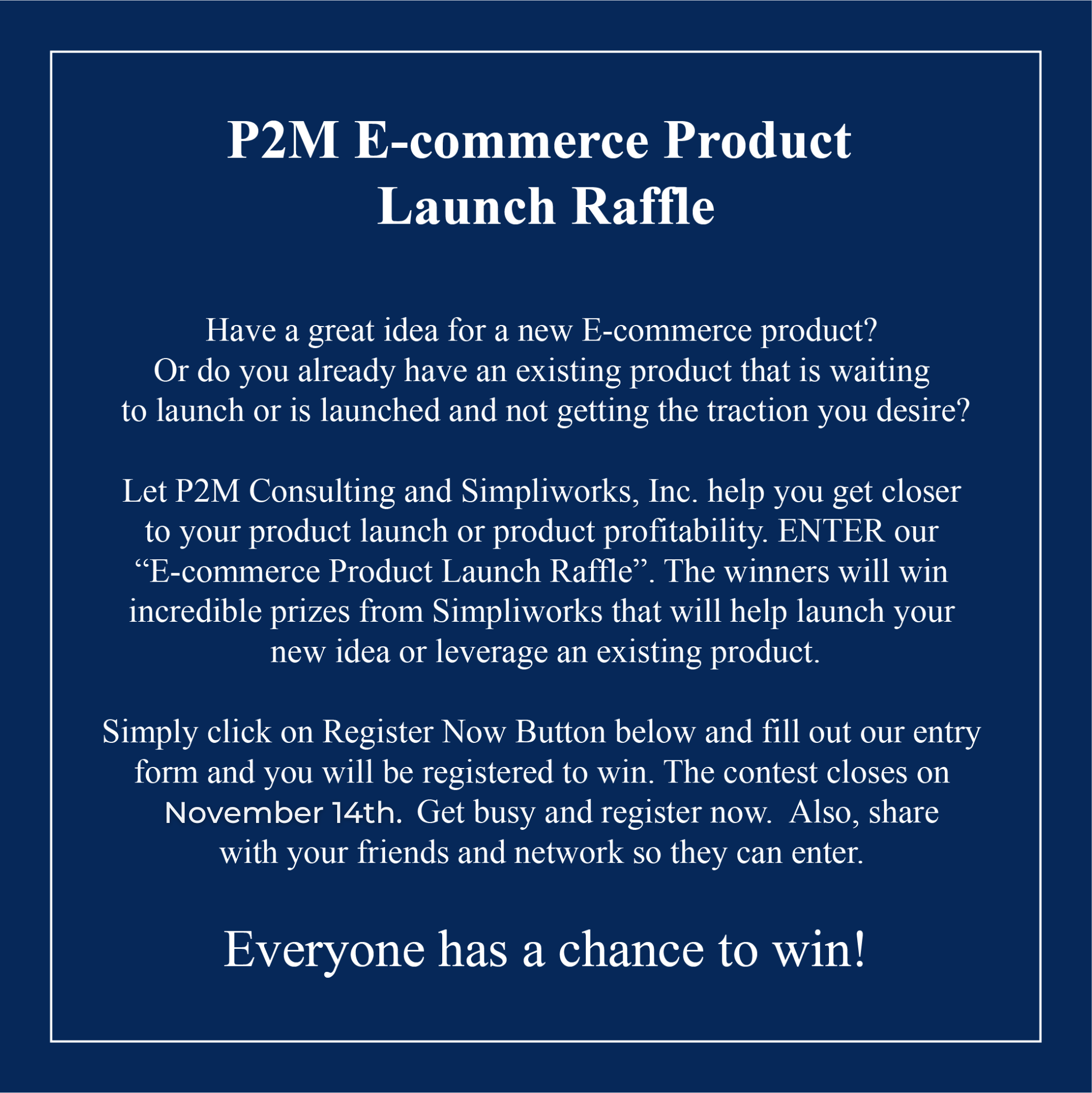 Raffle Push2Market